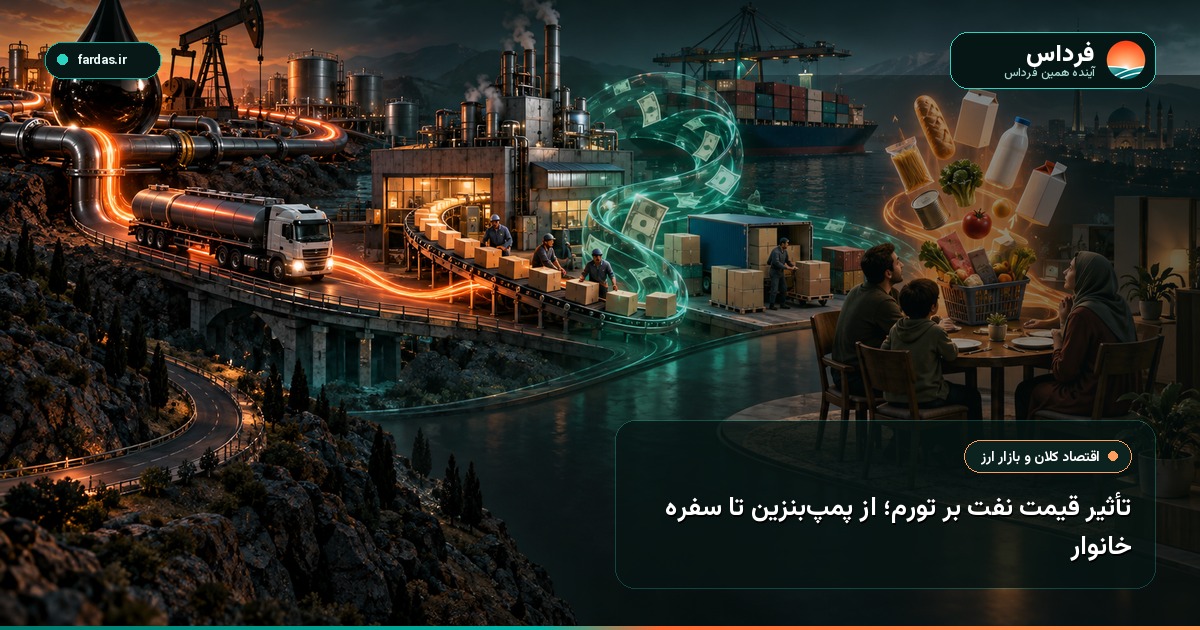 تأثیر قیمت نفت بر تورم؛ از پمپ‌بنزین تا سفره خانوار